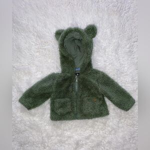 7 For All Mankind Bear Ear Hoodie Size 3-6 Months